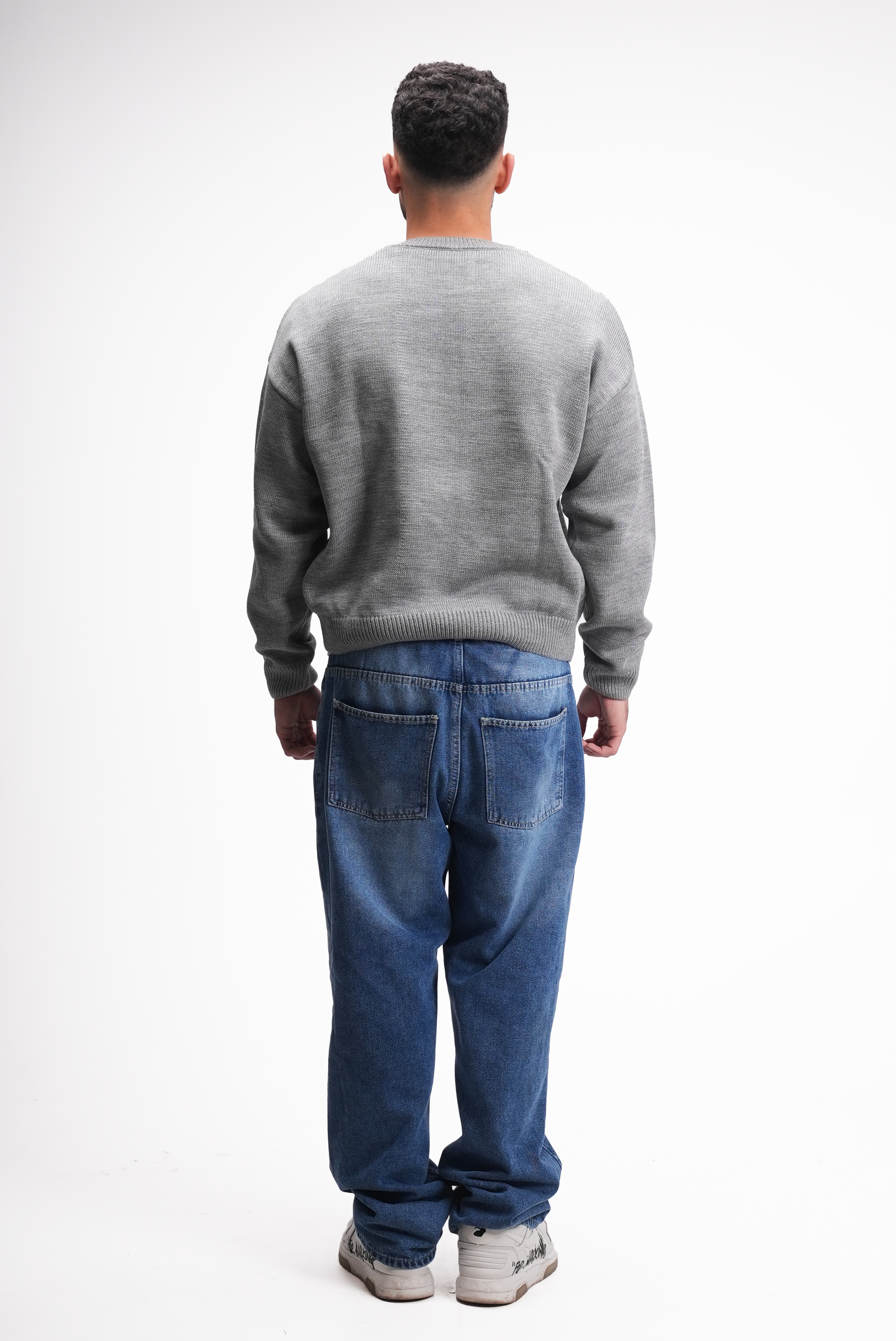 Grey Knitted Sweater