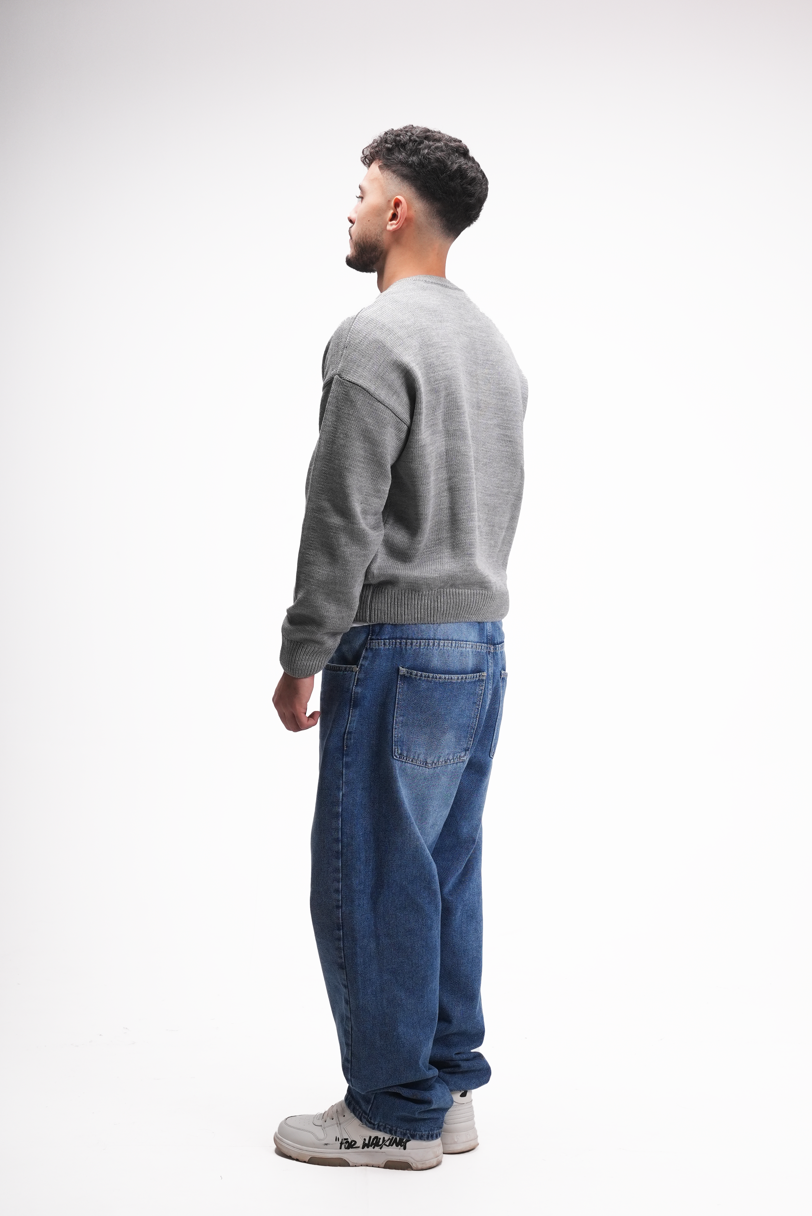 Grey Knitted Sweater