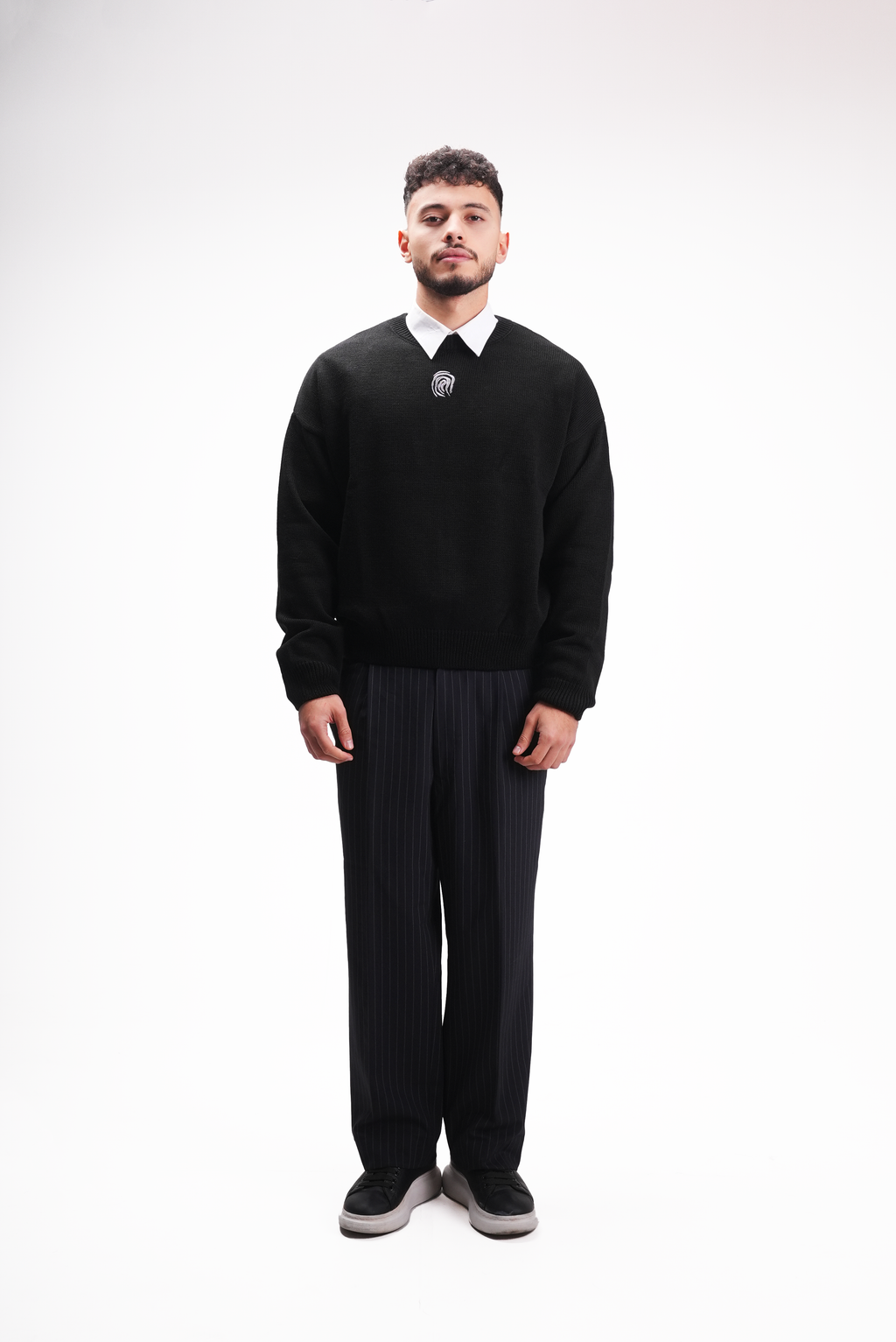 Black Knitted Sweater