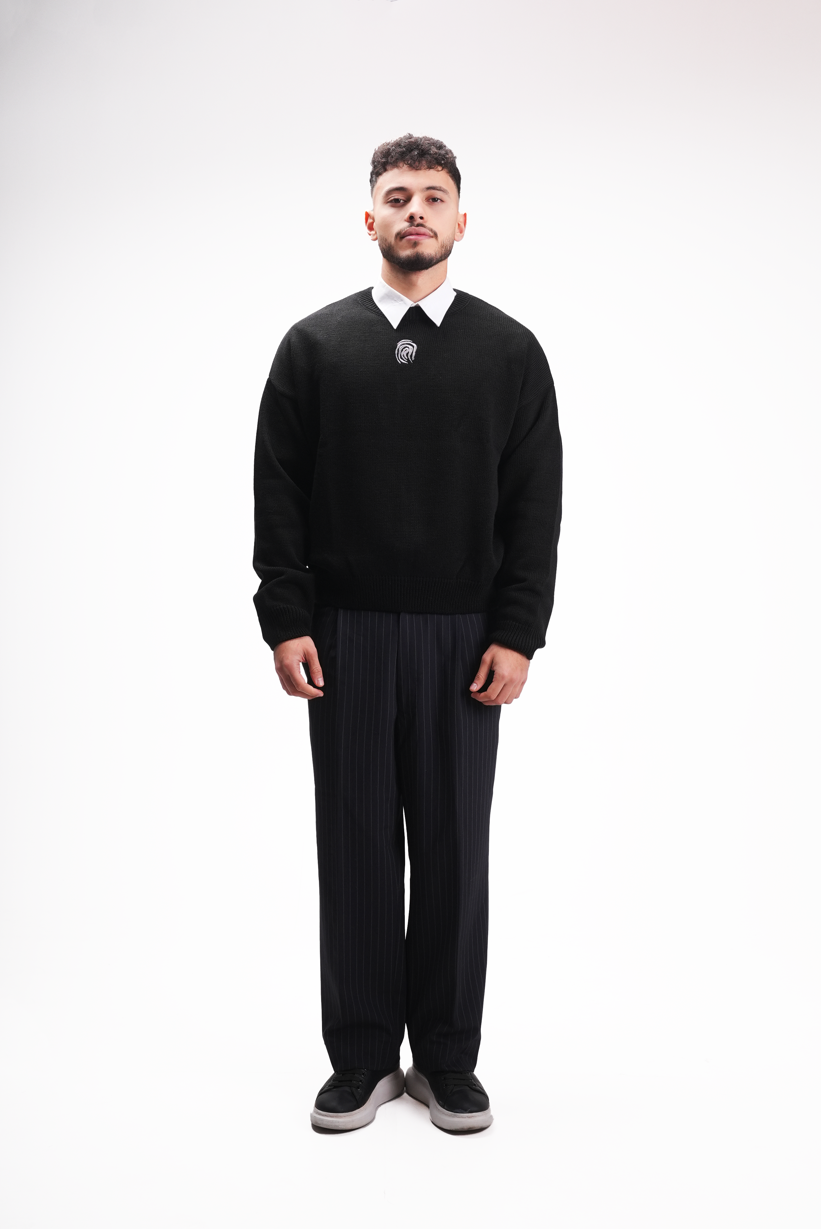 Black Knitted Sweater