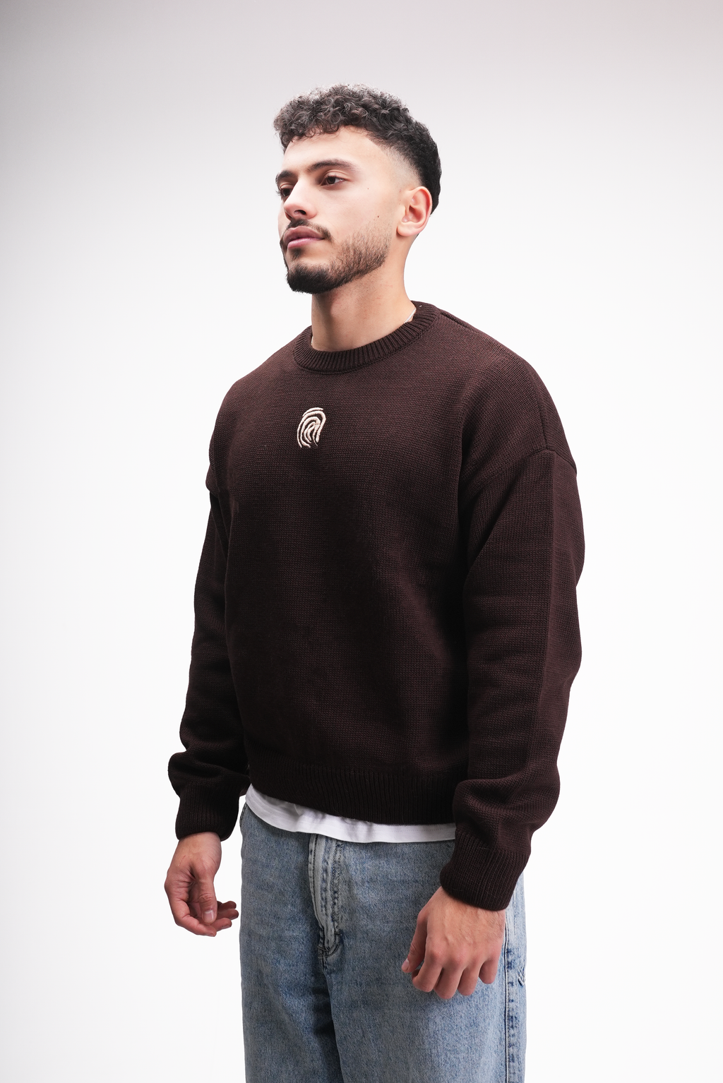 Brown Knitted Sweater