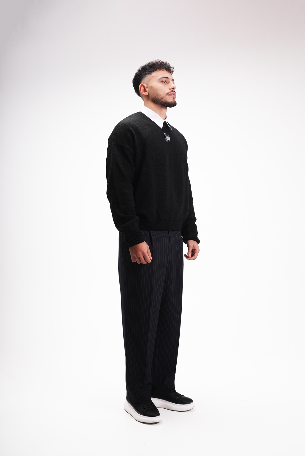 Black Knitted Sweater