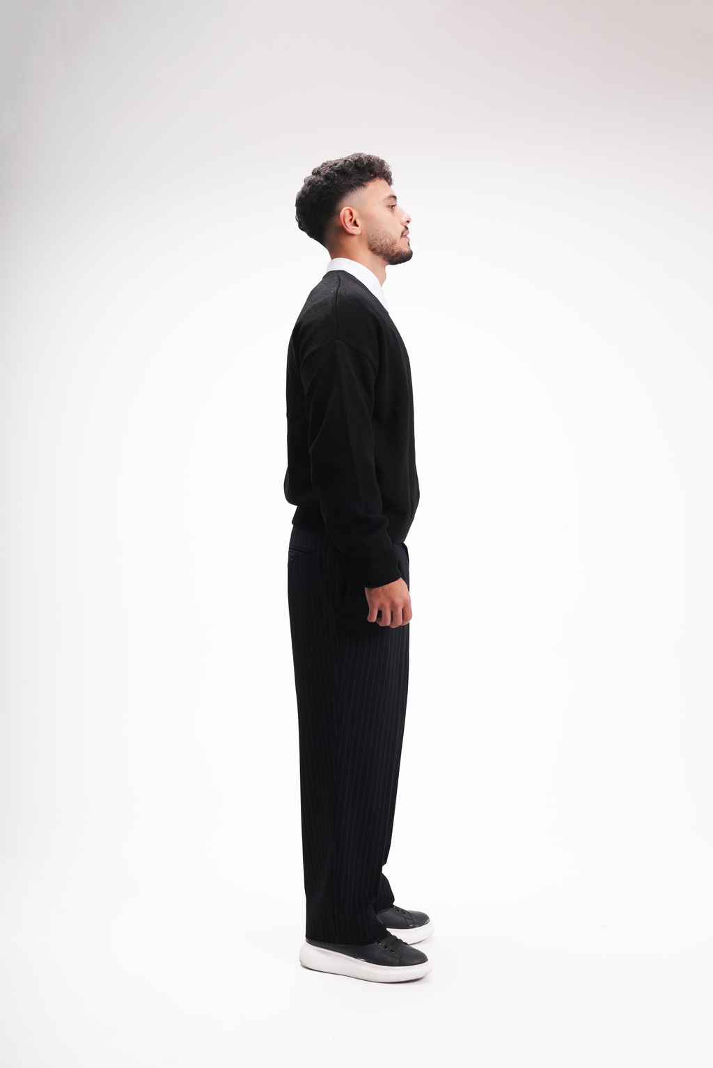 Black Knitted Sweater