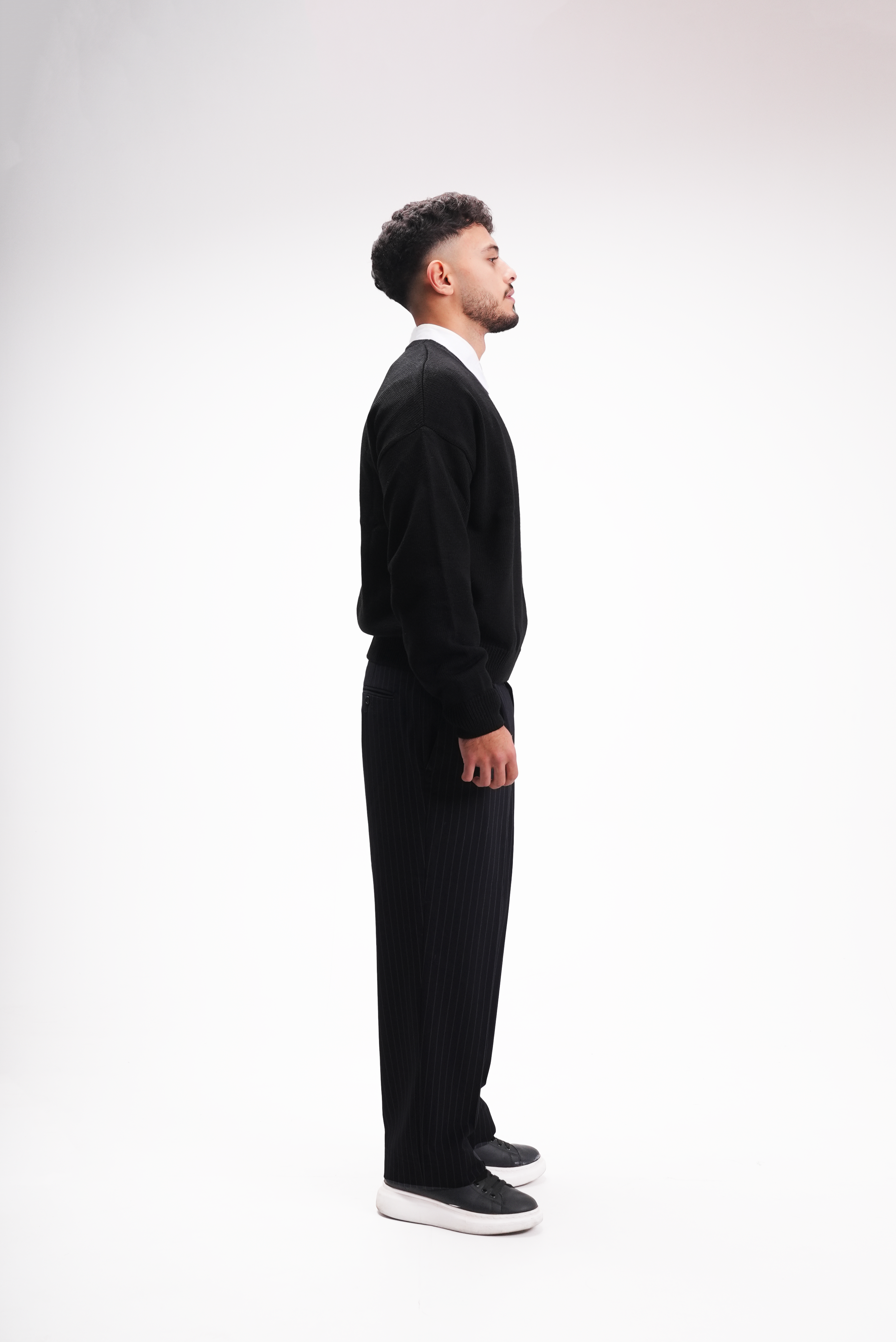 Black Knitted Sweater