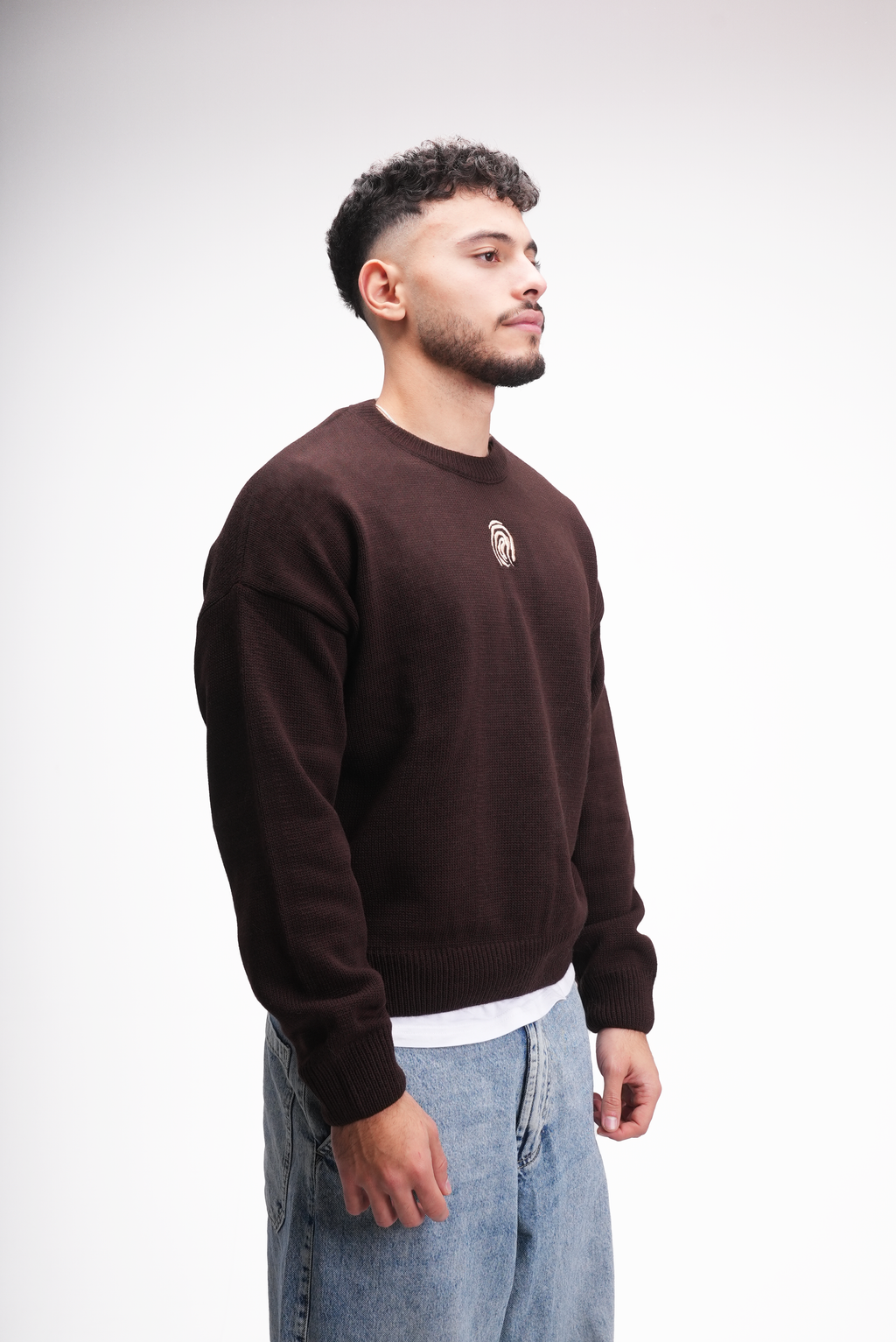 Brown Knitted Sweater