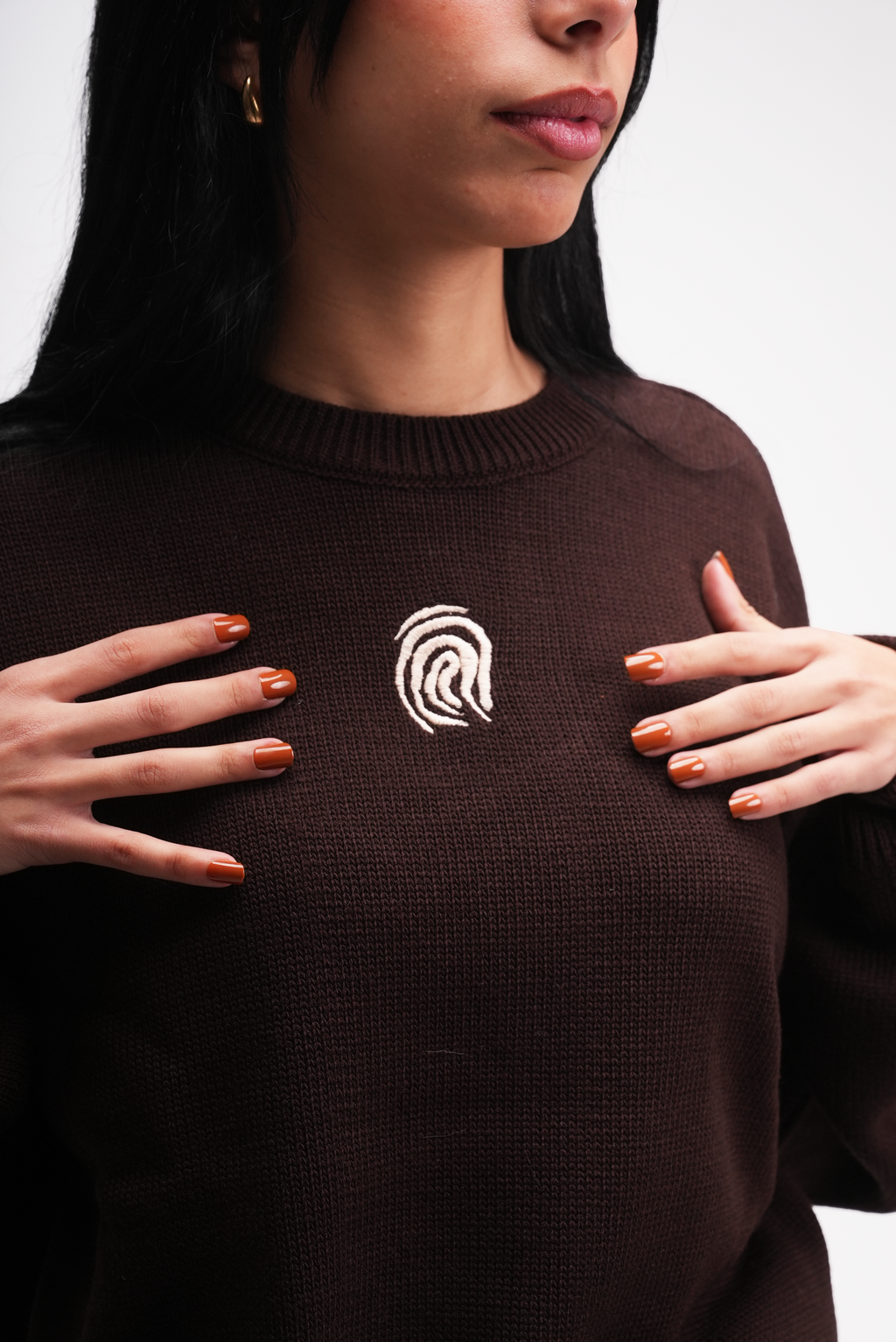 Brown Knitted Sweater