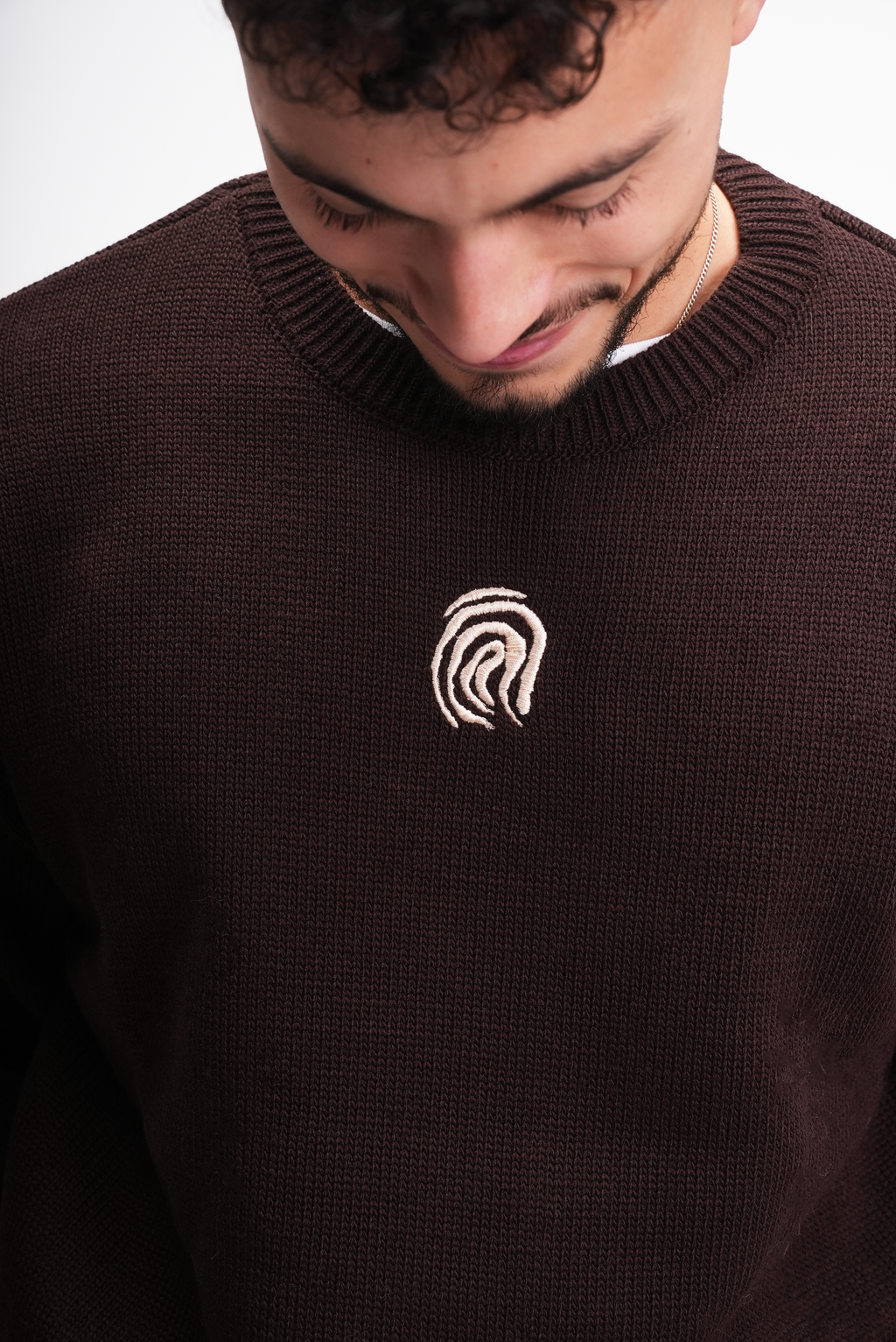 Brown Knitted Sweater