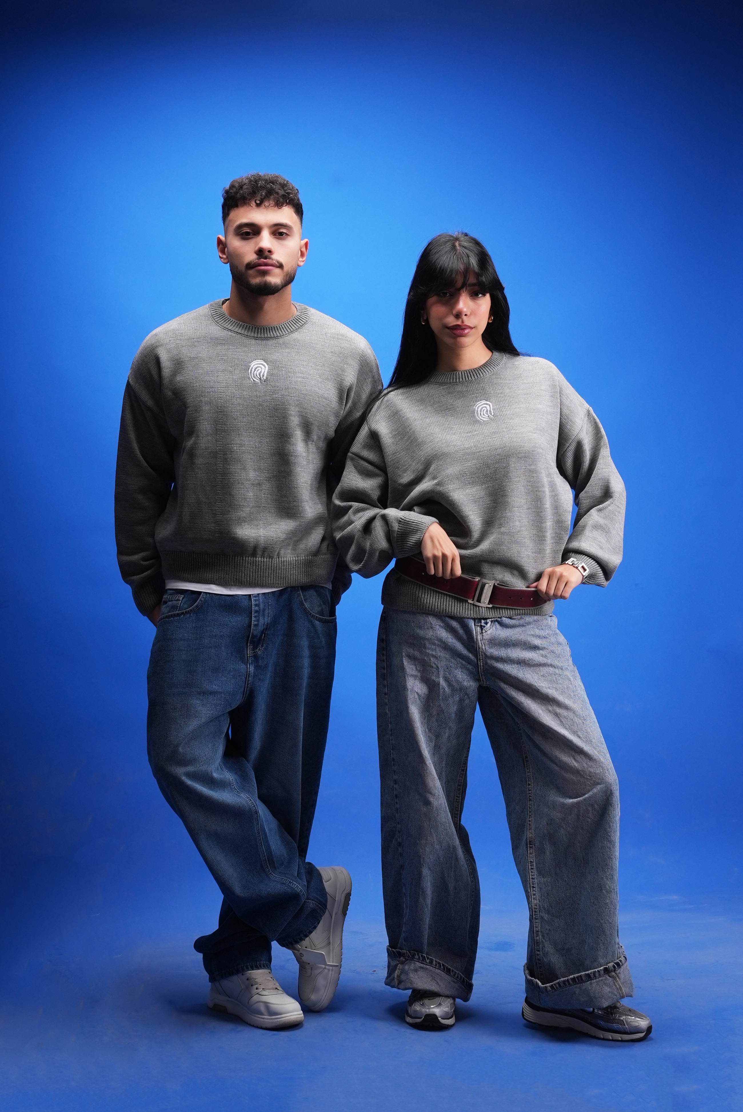 Grey Knitted Sweater