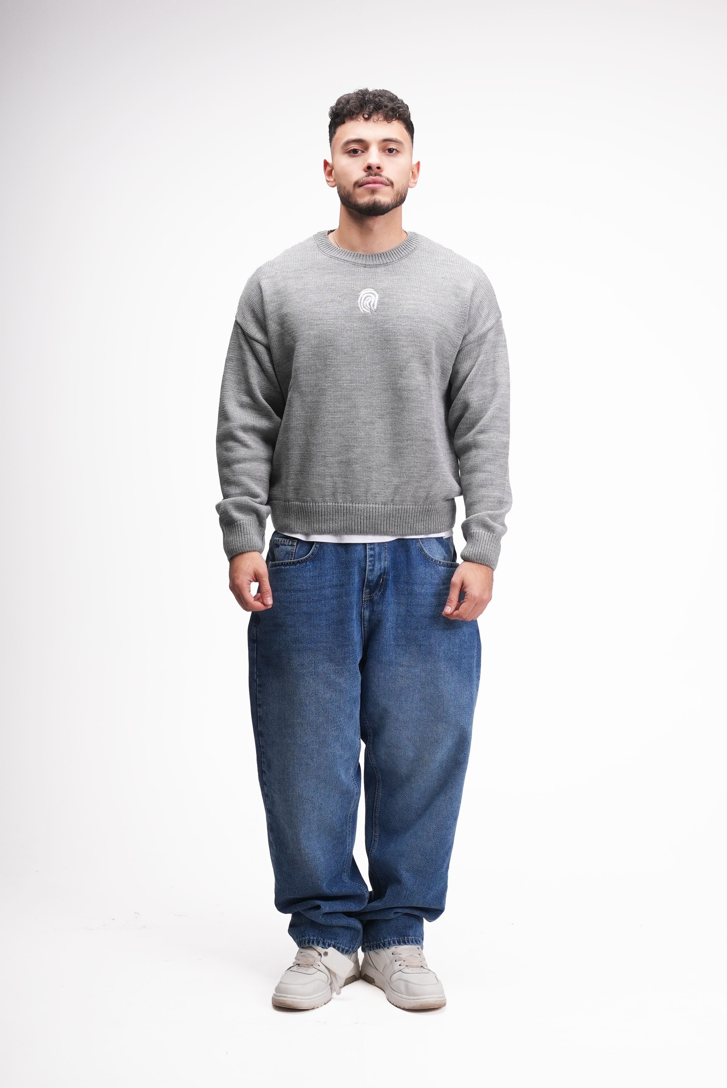 Grey Knitted Sweater