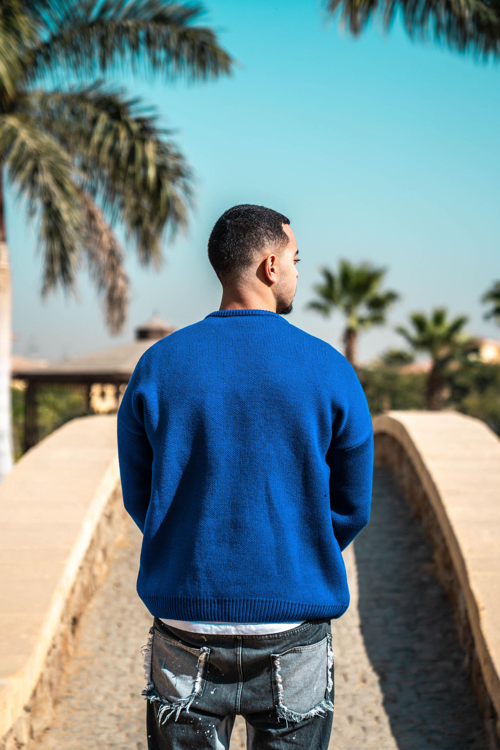 Blue Choices Knit Sweater