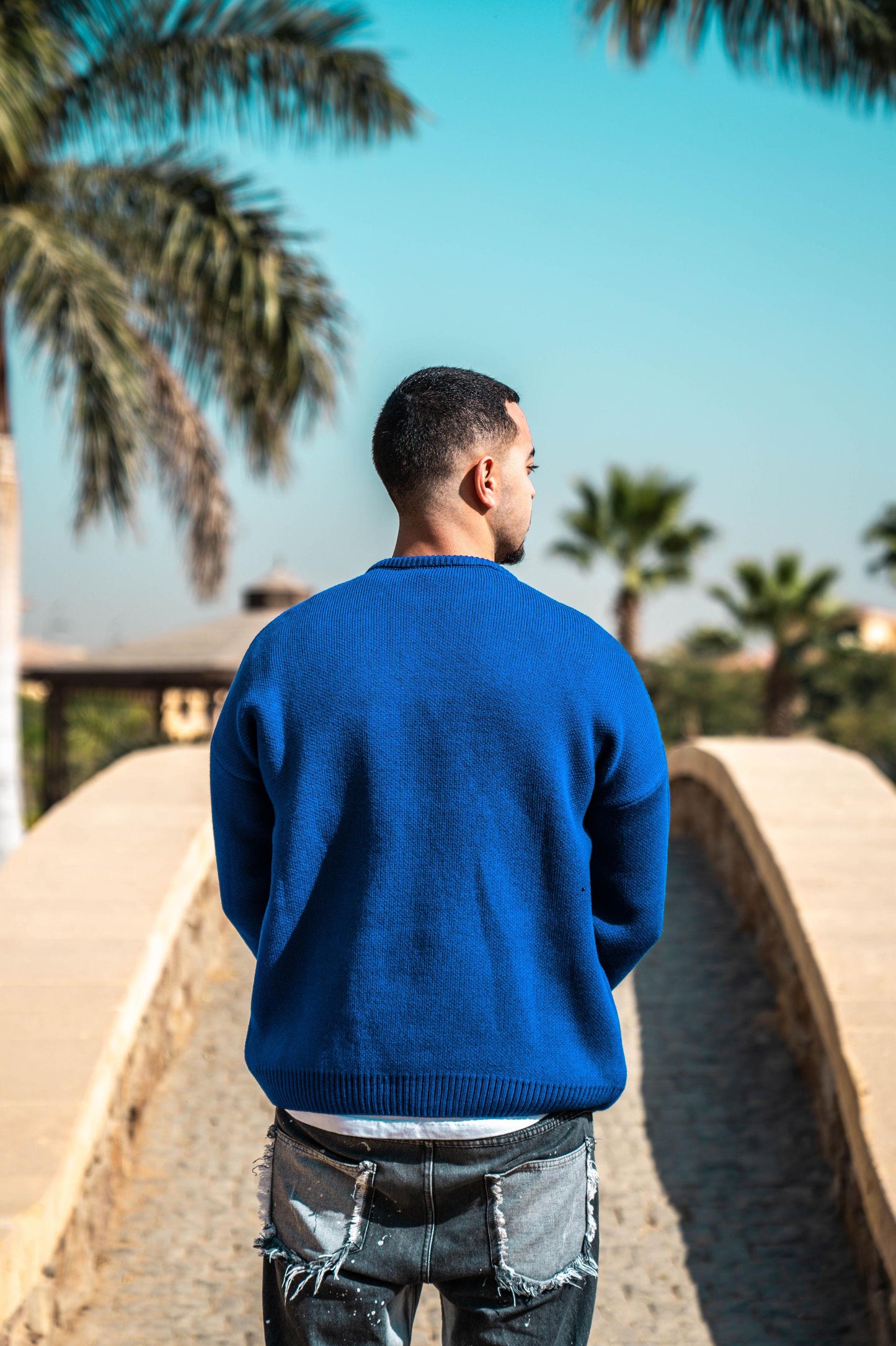 Blue Choices Knit Sweater