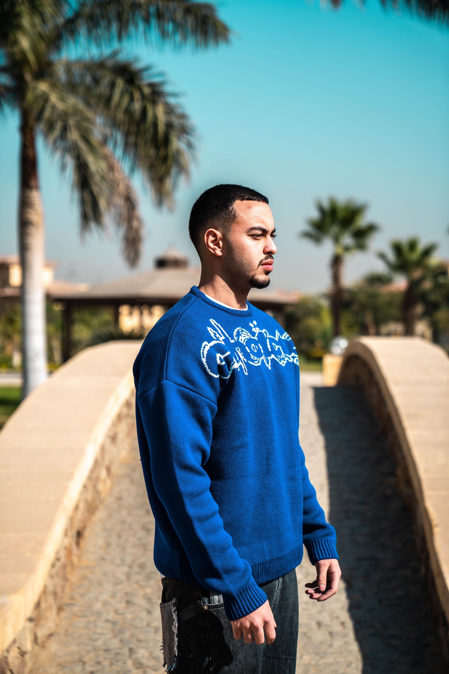 Blue Choices Knit Sweater