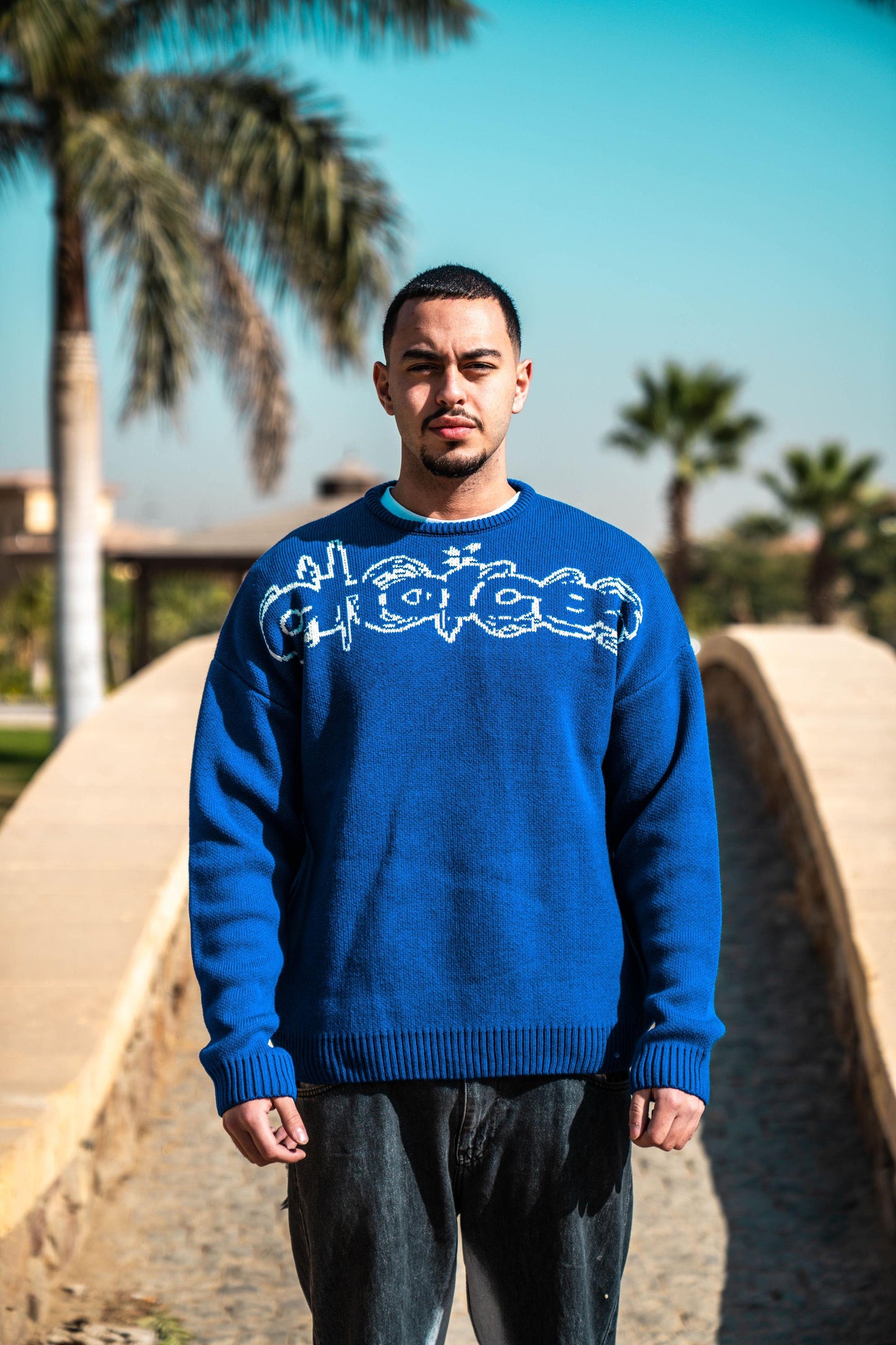 Blue Choices Knit Sweater