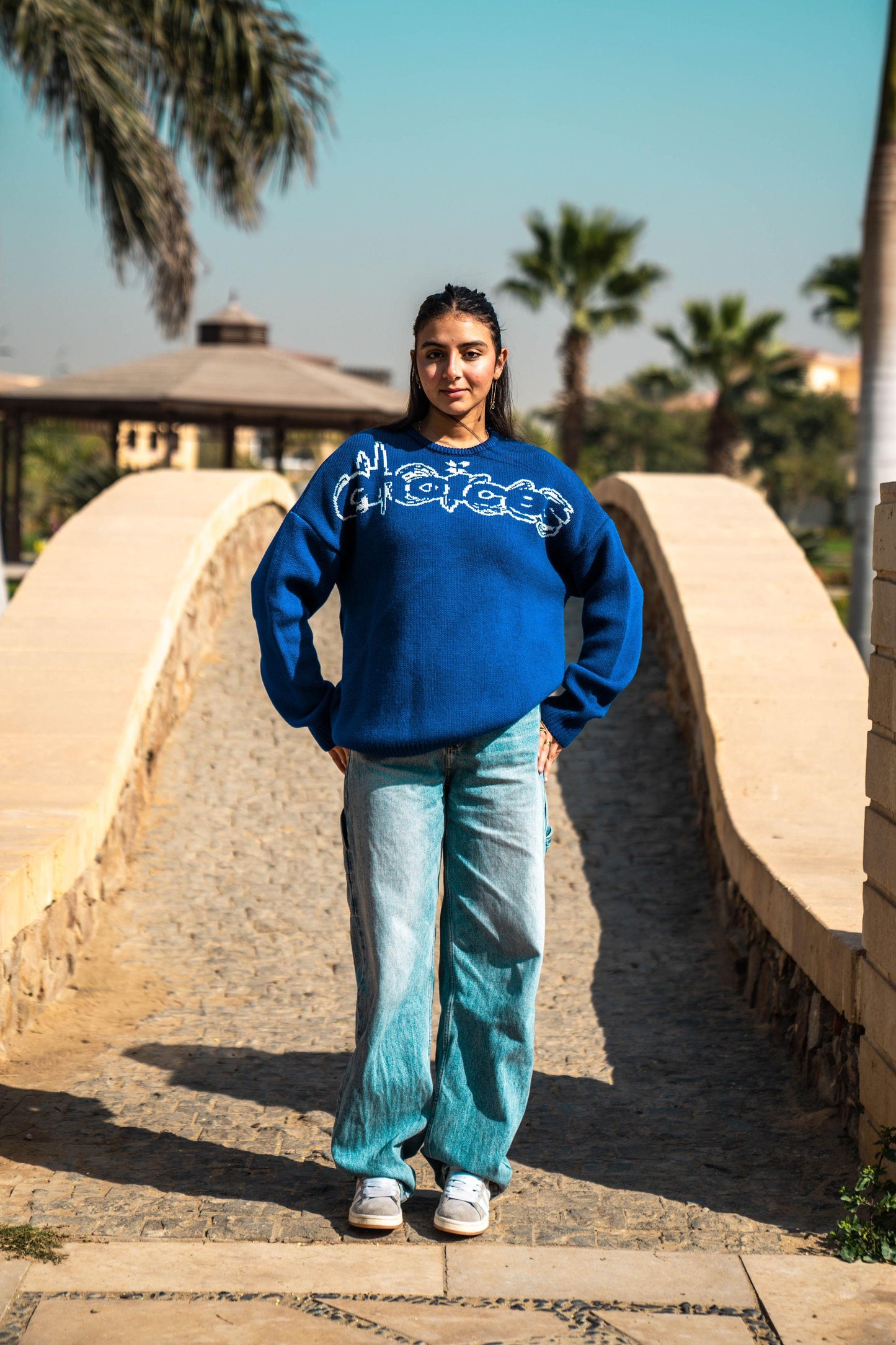 Blue Choices Knit Sweater