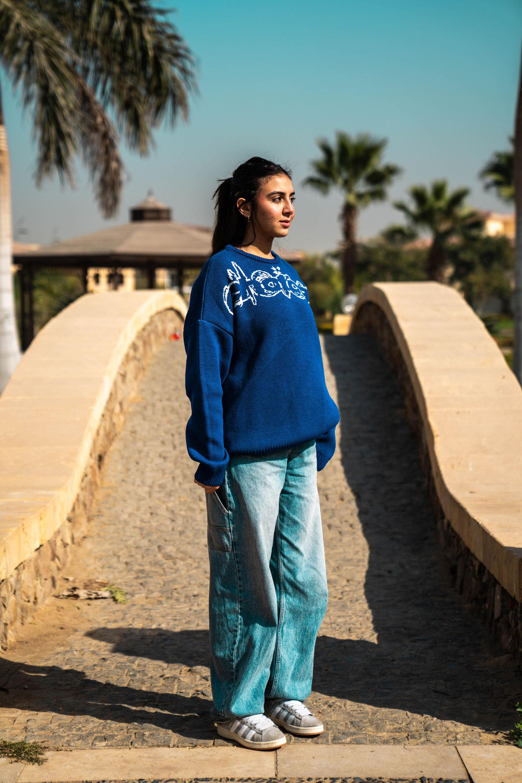 Blue Choices Knit Sweater